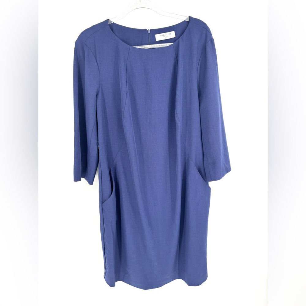 MM Lafleur Etsuko Dress Size 3X Navy‎